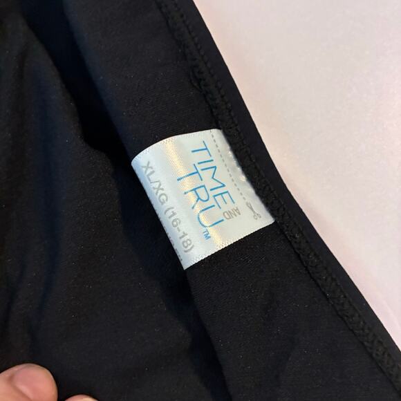 Time and Tru 2 Piece Swimsuit Women's XL Stripe Pool Beach Vacation Party Sport - Picture 4 of 9